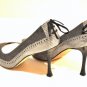 Manolo Blahnik 41/11 Pointed-Toe Gray Pumps