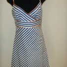 Size 6 Tailor Blue and White Dress