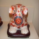 Decorative Bookends with matching Vase