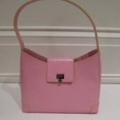 Lambertson Truex Pink Leather Classic Handbag