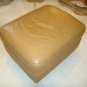 Light Brown Leather Ottoman