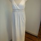 L Xhilaration White Long Cotton Dress