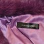 Purple Rabbit Fur and Wool Medium Vest by Pumpkin