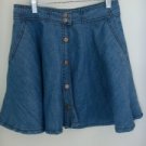 Size 2 Lux Denim Skirt