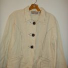 Large Life Style Cream Cotton Jacket
