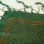 Green Silk Scarf