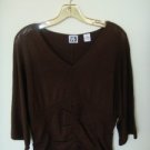 Medium WR Brown Silk Top