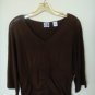 Medium WR Brown Silk Top