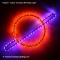 Saturn Ringed Gas Planet LED Rope Light Display