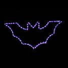 Vampire Bat Halloween LED Rope Light Decoration, Purple