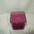 Square Candle Black Cherry