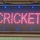 CRICKET CELLPHONE MOBILE LED SHOP SIGN DISPLAY SIGN