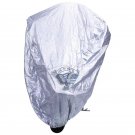 LUMCVR: Diamond Plate ™ Silver Motorcycle Dust Cover