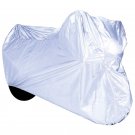 LUMCVR2: Diamond Plate ™ Silver Motorcycle Dust Cover