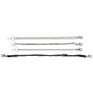 LUWALCHAIN: Diamond Plate ™ 4 pc Wallet Chain Set