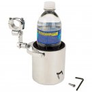 Diamond Plate ™ Chrome Motorcycle Cup Holder
