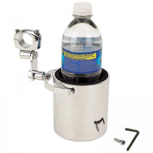 Diamond Plate &acirc;�&cent; Chrome Motorcycle Cup Holder