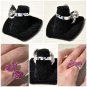 Rhinestone Crystal Bow Cocktail Ring (Size Adjustable)
