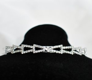 Classic Bow Crystal Headband Tiara