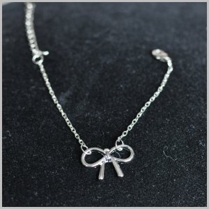 Sterling Silver Bow Bracelet