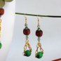 Flying Green Leather Flower