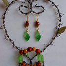 Fresh Leaf Bracelet Set