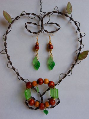 Fresh Leaf Bracelet Set