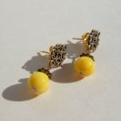 Antique Yellow Earrings