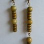 Long wooden earrings