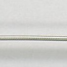 SCNR16  -Sterling Silver Round Snake Ring  16"