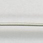 SCNR16  -Sterling Silver Round Snake Ring  16"