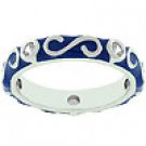 R07828R-C01       Ladies Enamel Fashion Ring Band