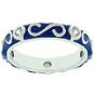 R07828R-C01       Ladies Enamel Fashion Ring Band