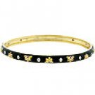 BC00017G-C01  Ladies Floral Bangle  Bracelet