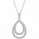 P20076R-C01     Ladies Evening Teardrop Pendant