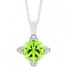P20108R-C41     Ladies Twinkle Green Pendant