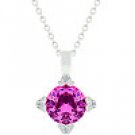 P20108R-C12     Ladies Twinkle Pink Pendant