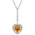 P50056R-C72    Ladies Heart Pop Pendant