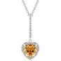 P50056R-C72    Ladies Heart Pop Pendant