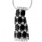 P50067R-C03    Ladies Brazilian Black Pendant