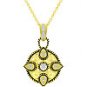 P50076G-C01    Ladies Golden Compass Pendant