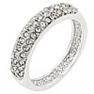 R06028R-C02    Pave Crystal  Band (silver)
