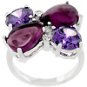 R07983R-C20  Ladies Floral Cocktail Ring