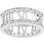 R07760RS-C01 Ladies  Roman Eternity Ring