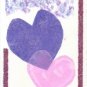 Heart Motif Handmade Greeting Card