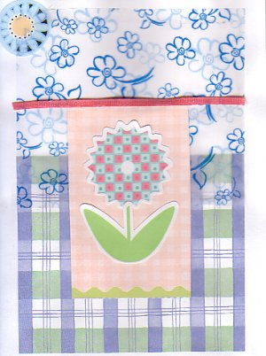 Spring Flowers - Handmade Greeting Card