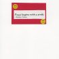 "Peace Begins With a Smile" Handmade Greeting Card