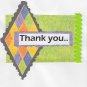 Abstract Design Thank You Handmade Greeting Card