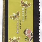 Handmade Thank You Greeting Card - Butterfly Theme