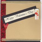 Happy Valentine's Day Handmade Greeting Card